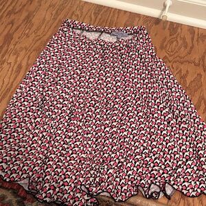 Premise Pink and Black Patterned Skirt